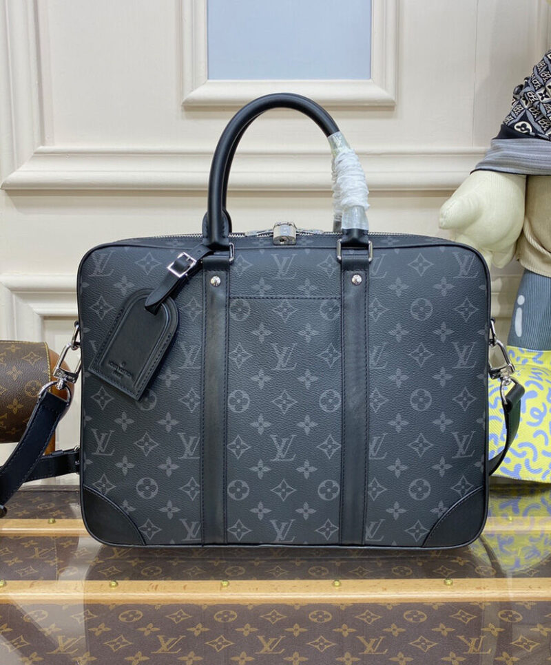 Louis Vuitton Porte-Documents Voyage PM M46457 Black